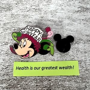 Disney‎ Pin Minnie Mouse Happy New Year